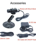 650nm Red Cross Line Module for Indoor Positioning and Crosshair Alignment, Pro Grade Visual Guide, with mount and cables