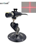 Red Cross Light Alignment Module With Focusable Locator For Screen Printing And Heat Press On Wood Cloth And Fabric Projects, 638nm 16mm Barrel, Adjustable Line Width, Class IIIr Output Under 5mW, Dustproof Design For Precise Positioning