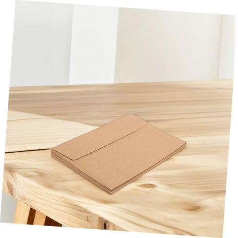 60 Pack Self Adhesive Kraft Paper Envelopes 10.8 By 15.9 Cm Letter Size For Invitations And Cards Secure Seal Easy To Use Handy Rustic Style