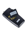 Infrared Belt Tension Tester Meter With Laser Sensor For Quick Pro Grade Belt Vibration And Tension Measurements Dual Integrated And Split Sensor Modes BTT-2880R5 Metric Or Imperial Units, back battery compartment open