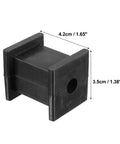 Durable 4 Pcs Universal Exhaust Hanger Bushing Kit With 10mm ID Rubber Mount Bracket For Car Insulator Tail Pipe Support Replacement And Upgrade, 4.2cm x 3.5cm