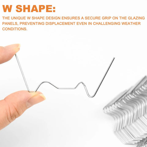 150 Pcs Mini Greenhouse Clips For Hanging Stainless Steel Wire Clamps Heavy Duty Replacement Clips For Greenhouse Covers Vents And Shade Structures Easy Install