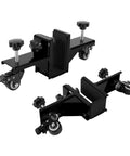 Heavy Duty Door Dolly Kit With Wheels For 0 To 2.12 Inch Thick Doors, 2 Piece Adjustable Door Installation Set, Supports Up To 750 Lbs