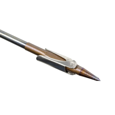 Explorer 75cm Performance Speargun stainless steel shaft tip detail
