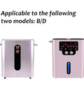 Hydrogen Inhalation Machine Replacement Kit for B/D models with two applicable machine designs shown.