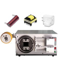 2-Axis Automatic Tape Wrapping Machine For Transformer Coils And Lithium Battery Charger Coils, Handles 34mm To 77mm Tapes Up And Down