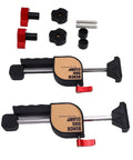 19mm Bench Dog Clamp Set with 24.4 Inch Aluminum Alloy Rails and Gear Locking No Fuss Three Clamping Force Settings for Woodworking