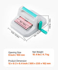 All In One Manual Die Cutting And Embossing Machine For Scrapbooking And Card Making, Starter Kit With 6 Inch Opening