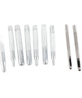 11 Piece Leather Craft Snap Fastener Tools Kit For DIY Projects, Pro Grade Steel Rivet Punch And Hole Punch 2.5mm And 3mm, Heavy Duty Set For Quick Clean Accurate Fasteners, steel punches