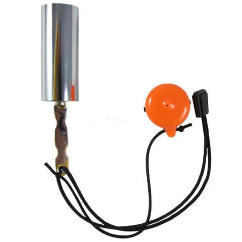 Underwater Rattle Stick Signal Bell For Scuba And Snorkeling, Loud Diver Communication Tool, 4.75 Inch, Orange Safety Gear