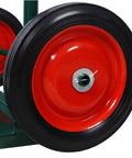 Heavy Duty Dual Cylinder Hand Truck Cart With 440 Pound Load Capacity For Welding Equipment Mobile Dolly 10 Inch Wheel