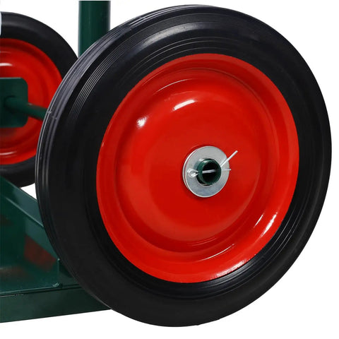 Heavy Duty Dual Cylinder Hand Truck Cart With 440 Pound Load Capacity For Welding Equipment Mobile Dolly 10 Inch Wheel