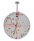 Highly Precise Mechanical Watch Movement Replacement For Pros In Watch Maintenance Durable Alloy 1.5 Inch Diameter