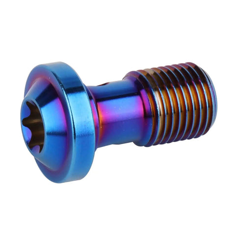 Titanium Banjo Bolts M10x20mm 1.0 Pitch Torx Head Burnt Blue Finish for Brake Fittings Universal Adapter