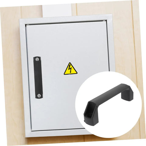 Heavy Duty Aluminum Chest Pull Handle 2 Pack Rock Solid Toolbox Grip For Industrial Cabinets Shock Resistant Surface Mount Hardware With No Fuss Setup For Daily Grind Jobs