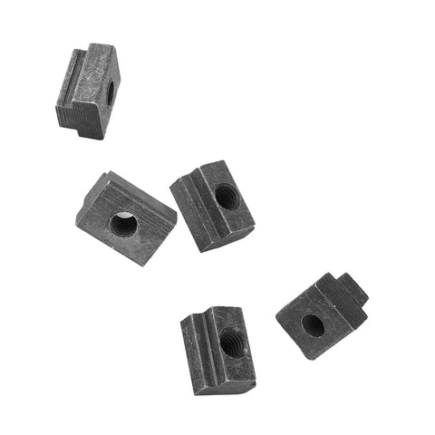 M6 T Slot Nuts Set 5 Pack Heavy Duty Grade 8.8 Oxide Carbon Steel T Nuts for Aluminum Extrusion