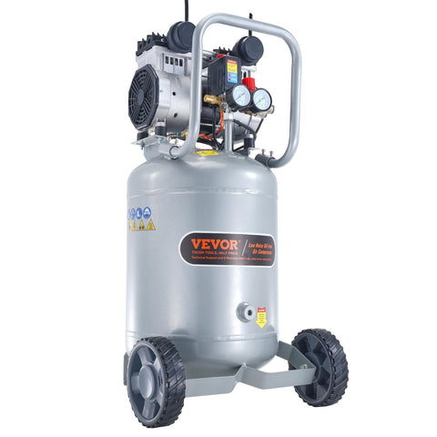 13 Gallon Air Compressor With 2 HP Motor And Oil Free Tank, Ultra Quiet 66dB Operation, Fast Air Up In Under 3 Minutes, 125 PSI Max