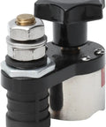 Heavy Duty 200A Grounding Clamp With Magnetic Switch For Welding Pro Work, features adjustable valve and connectors for industrial use.