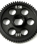 Beefed Up 0.5Mod Steel Spur Gear Main Gear CNC Machined Hardened Upgrade For Arrma Grom Series Granite Typhon Mojave 1 To 18