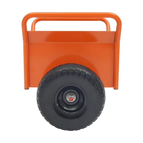 Heavy-Duty Slab Dolly Cart With 1000Lb Capacity And 10-Inch All-Terrain Tires Non-Slip Industrial Transport Dolly Built From Steel And Rubber For Durable Performance On Construction Sites Easy Moving Heavy Loads, front view
