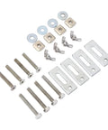 Grab These Epic Mini T Track Hold Down Clamps, A Sweet 4 Pack Packed With Durable Zinc Alloy For Your 3018 CNC Router Setup That Keeps Workholding Rock Solid And Easy As Pie During Any Crazy Engraving or Routing Project You Got Going, includes bolts, washers, and metal components.