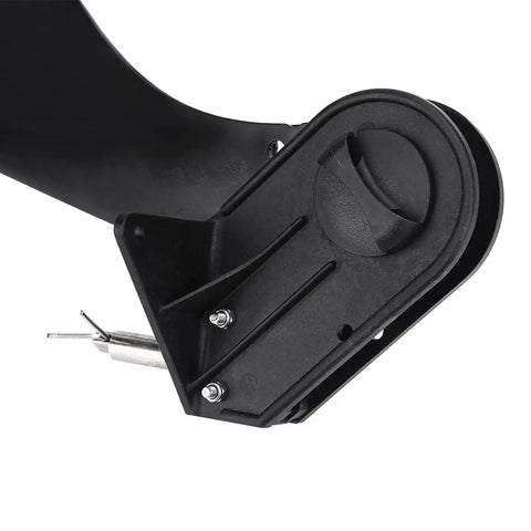 Close-up of Rugged Black Plastic Watercraft Rudder For Canoe And Kayak Angling Boats lightweight direction control kit