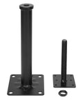 Front view of 4 Pack Adjustable Floor Jacks For Leveling And Temporary Basement Support, Telescoping Post Jacks 11.6 To 16.1 Inches, Heavy Duty Steel Construction, Supports Up To 11023 Lbs, Multipurpose Jacks with black steel components