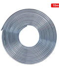 Heavy Duty Car Door Edge Guard Strip For Tesla Cybertruck Exterior Protection 10m long chrome self-adhesive trim roll.