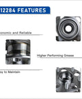 Features of Rear Wheel Bearing And Hub Assembly 512284 Non ABS 5 Lug for Toyota Highlander and Lexus SUVs