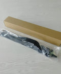 Bulletproof Garage Door Hardware Kit With Decorative Handle And Toughened Steel Hinges in packaging on a table.