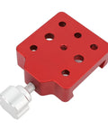 Heavy Duty Telescope Mount With 8-Hole Aluminum Dovetail Plate And Versatile Mounting Bracket, 5 M6 Holes, red component