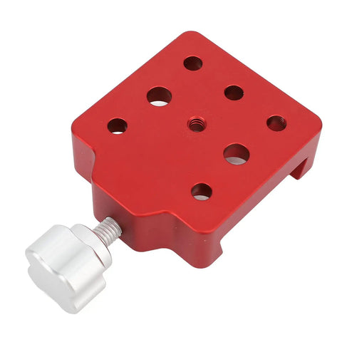 Red aluminum Telescope Dovetail Clamp In Aluminum Alloy, Heavy Duty Mount Base For All Telescopes And Cameras with brass clamping screws
