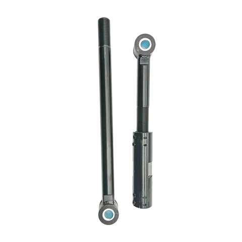 2 To 6 Inch Lift Front Suspension Track Bar Rod Adjustable Panhard Bar For Ford Excursion 2000 To 2005 And Ford F 250 Super Duty 1999 2004 And Ford F 350 Super Duty 1999 2004 2WD 4WD black steel adjustable rod with bushings
