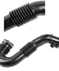 Quality Air Inlet Hose Assembly Replacement For Repair Shops DIY Car Owners Ribbed Curved Body Side Port Engine Bay Service Upgrades Easy Install Single Hose Package Built Tough Rock Solid Save Labor Fix It Yourself Today black ABS metal hose