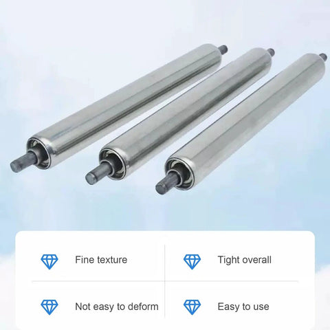 4 Stainless Steel Roller Wheels Set Heavy Duty Non Driven Load Rollers For Commercial Conveyors DIY Projects Weather Resistant And Ultra Durable For Lawn Mowers Equipment Applications And Custom Builds