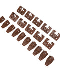 Ten Sets Heavy Duty Plastic Center Mount Drawer Slides With Smooth As Butter Runners Quick Install Hardware For Furniture Restoration Upgrade And Repair Gonna Work Like A Charm, brown plastic drawer glide components.