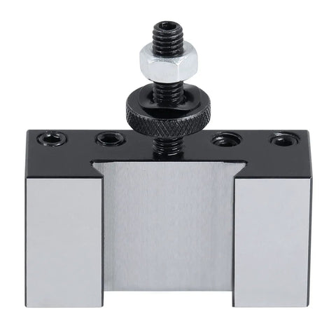 Oxa Quick Change Tool Post Holder For Turning And Facing, Model 0250-0001, Fits USA Style Posts, Easy Locking System For Fast Bit Changes, Durable Steel Construction, Shop Ready Must Have For Machining And Metalworking Projects