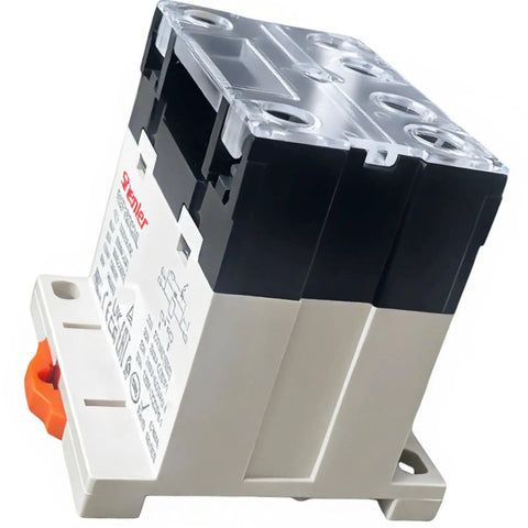 Pro Grade DIN Rail Power Relay 30A 277VAC 30VDC 1NO SPST, 24V DC Coil, LED Indicator, Screw Terminal, TS35 Mount
