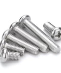 Boss Level Nuts And Bolts Screw And Washer Combo Kit For No Sweat Diy Furniture Household And Electronics Repair With Corrosion Resistant Anti Slip Coated Hardware - Assorted silver screws of varying lengths