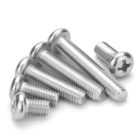 Boss Level Nuts And Bolts Screw And Washer Combo Kit For No Sweat Diy Furniture Household And Electronics Repair With Corrosion Resistant Anti Slip Coated Hardware - Assorted silver screws of varying lengths