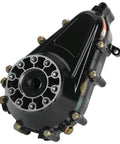 Heavy Duty 16T Rear Axle Differential Gearbox With 9.5:1 Reduction, black metal casing, for Electric Trikes and ATVs
