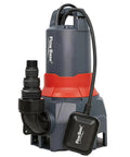 Heavy Duty Submersible Utility Sump Pump with thermoplastic tank and extended runtime cord for efficient flood drainage.