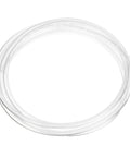 Clear PU Tubing 6mm By 4mm Pneumatic Air Line Hose 6.6Ft 2M shown coiled for air compressors and fluid transfer