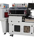 Automatic Pet Box Film Shrink Wrapping Machine Thermal Heat Sealer with control panel and heat tunnel for efficient packaging.