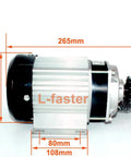 Rev Up Your Street Game With This Rock Solid 48V 750W Brushless Motor Kit, showcasing dimensions for fitting.