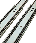 Soft Close Ball Bearing Drawer Slide Set 24 Inch 2 Pack With Zinc Plated Steel Construction Medium Duty Rails