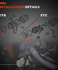 904-810 gear-driven mechanical vacuum pump exploded view with two assemblies, gaskets and mounting hardware