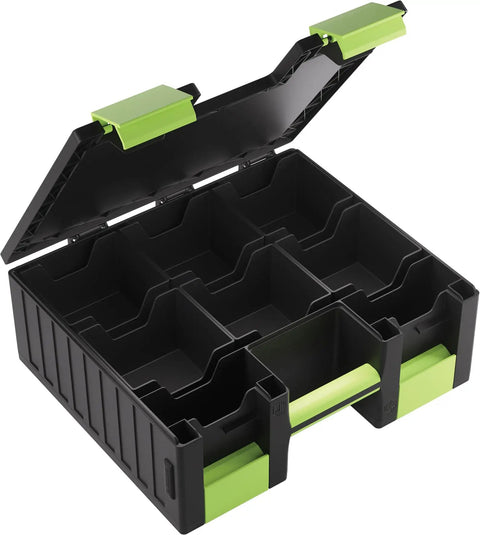 Open All-In-One Double-Sided Card Case For Cards And Gaming Accessories With 19 Removable Trays In 5 Sizes Holds 6 Commander Decks