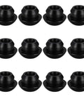 12 Pack Silicone Hydraulic Jack Oil Plugs For Floor Jack Reservoir Fill Hole, Rubber Conical Seals, black silicone conical plugs