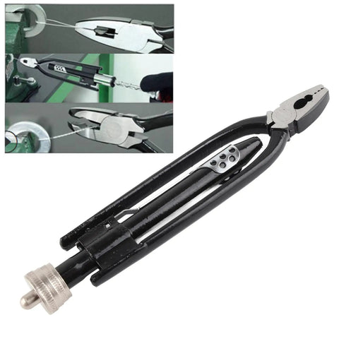 Heavy Duty Steel Alloy Safety Wire Pliers With Spring Return, Lock Wire Twisting Tool For Automotive, Aircraft, Machinery